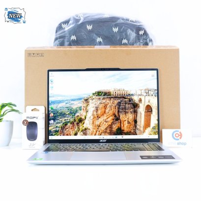 NOTEBOOK (โน๊ตบุ๊ค) ACER / CPU I3-1305U / จอ 16" WUXGA / กราฟิกการ์ดออนบอร์ด / RAM DDR5 8GB 4800MHz / SSD 512GB P16147
