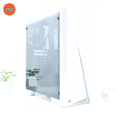 CASE (เคสเปล่า) AEROCOOL CYLON RGB (WHITE) P15497