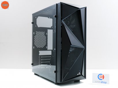 CASE (เคสเปล่า) AEROCOOL GLIDER-G-TG (BLACK) P13459