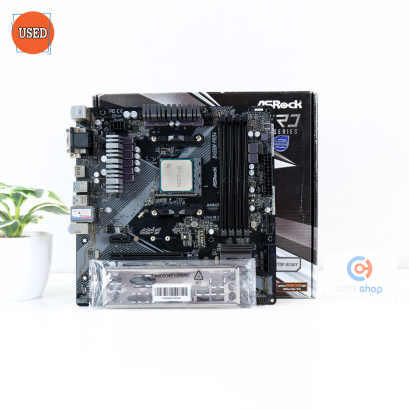 ชุดซีพียูพร้อมเมนบอร์ด CPU : AMD RYZEN 3 1300X 3.5 GHz + MB : ASROCK B450M PRO4 R2.0 P15896