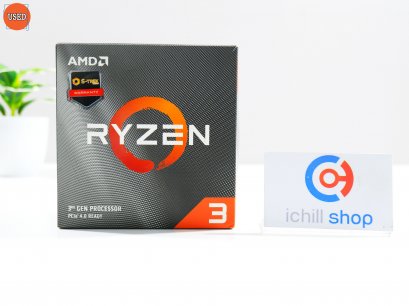 CPU (ซีพียู) AMD RYZEN 3 3300X + ซิงค์พัดลม P13111
