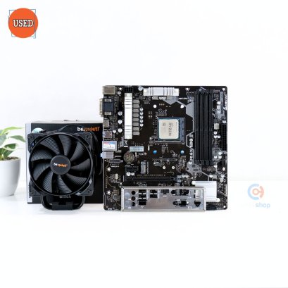 ชุดซีพียูพร้อมเมนบอร์ด CPU : AMD RYZEN 5 5600 3.5 GHz + MB : BIOSTAR B550MX E PRO P15649