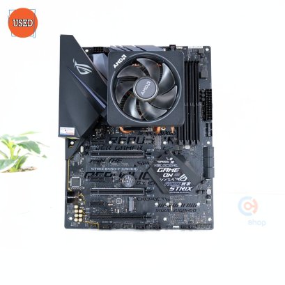 ชุดซีพียูพร้อมเมนบอร์ด CPU : AMD RYZEN 7 2700X 3.7 GHz + MB : ASUS ROG STRIX B450-F GAMING P15976