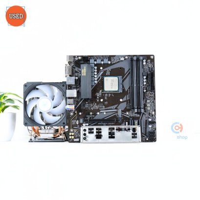 ชุดซีพียูพร้อมเมนบอร์ด CPU : AMD RYZEN 7 5700G 3.8 GHz + MB : GIGABYTE B550M DS3H P15743