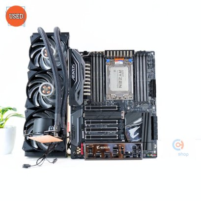ชุดซีพียูเมนบอร์ดพร้อมชุดน้ำ CPU: AMD RYZEN 2970WX+MB: GIGABYTE X399 AORUS GAMING 7+LC: COOLER MASTER ML360 RGB P16136