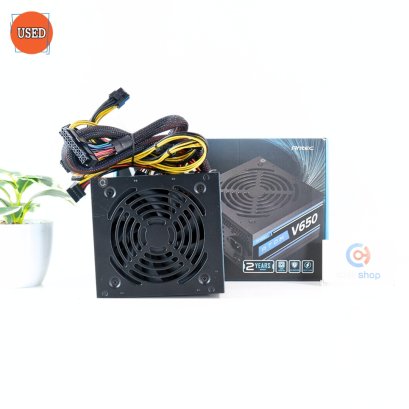 POWER SUPPLY (พาวเวอร์ซัพพลาย) ANTEC ATOM V650 650W (BLACK) P17693