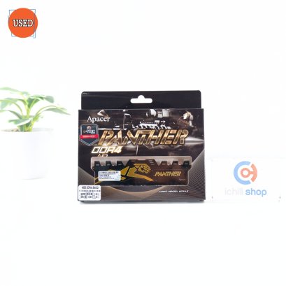 RAM (แรม) APACER PANTHER GOLDEN DDR4 4GB (4GBX1) 2400MHz P13263