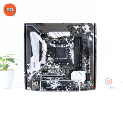 MAINBOARD (เมนบอร์ด) ASROCK B450M STEEL LEGEND P04689