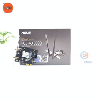 WIRELESS PCIE ADAPTER (การ์ดไวไฟ) ASUS AX3000 DUAL BAND WI-FI 6 BLUETOOTH P16679
