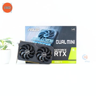 การ์ดจอ (VGA) ASUS DUAL RTX3060TI 8GB 2F MINI V2 P17813