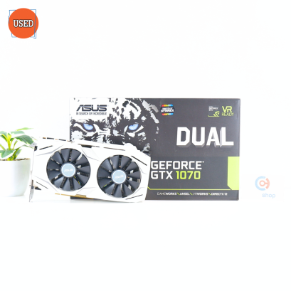 การ์ดจอ (VGA) ASUS GTX1070 8GB 2F DUAL P14466