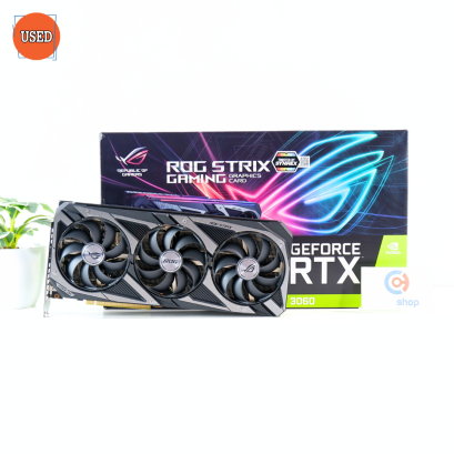 การ์ดจอ (VGA) ASUS ROG STRIX RTX3060 12GB 3F V2 GAMING LHR P16806
