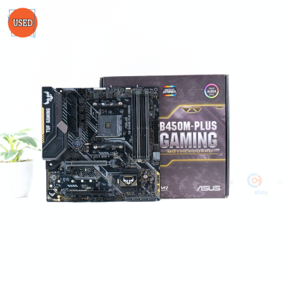 MAINBOARD (เมนบอร์ด) ASUS TUF B450M-PLUS GAMING P16540