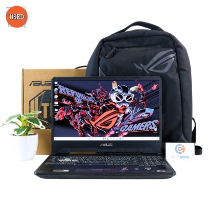 NOTEBOOK (โน๊ตบุ๊ค) ASUS/CPU RYZEN 5 3550H/จอ 15.6 FHD/GPU GTX1650 4GB/RAM DDR4 16GB/SSD M.2 250GB P17493