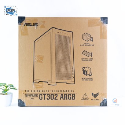 CASE (เคสเปล่า) ASUS TUF GAMING GT302 ARGB (BLACK) (ของใหม่) P17674