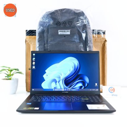 NOTEBOOK (โน๊ตบุ๊ค) ASUS / CPU I5-1135G7 / จอ 15.6" FHD / กราฟิกการ์ดออนบอร์ด / RAM DDR4 8GB / SSD 512GB P16258