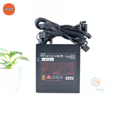 POWER SUPPLY (พาวเวอร์ซัพพลาย) AZZA PSAZ 550W (80 PLUS BRONZE) P14606