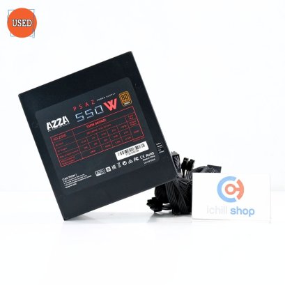 POWER SUPPLY (พาวเวอร์ซัพพลาย) AZZA PSAZ 550W (80 PLUS BRONZE) P14606