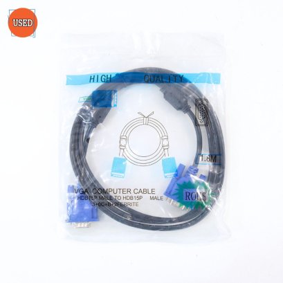 CABLE VGA สายเชื่อมต่อคอมพิวเตอร์ และจอภาพ ยาว 1.8 เมตร P04850