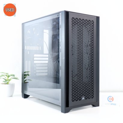 CASE (เคสเปล่า) CORSAIR 4000D AIRFLOW TEMPERED GLASS (BLACK) P17016