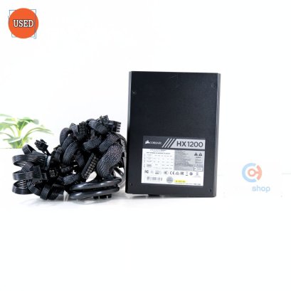 POWER SUPPLY (พาวเวอร์ซัพพลาย) CORSAIR HX1200 1200W (80 PLUS PLATINUM) P16189