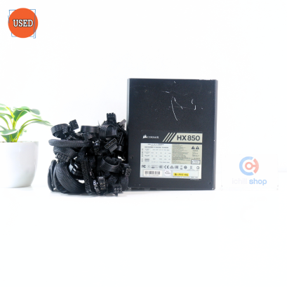 POWER SUPPLY (พาวเวอร์ซัพพลาย) CORSAIR HX850 850W (80 PLUS PLATINUM) P15552
