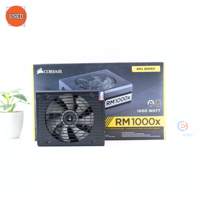 POWER SUPPLY (พาวเวอร์ซัพพลาย) CORSAIR RM1000X 1000W (80 PLUS GOLD) P13166