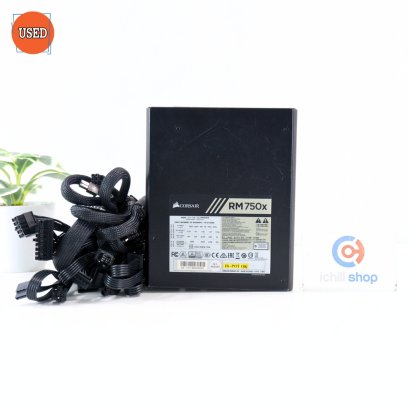 POWER SUPPLY (พาวเวอร์ซัพพลาย) CORSAIR RM750X 750W (80 PLUS GOLD) P11954