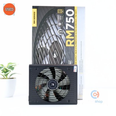 POWER SUPPLY (พาวเวอร์ซัพพลาย) CORSAIR RM750 750W (80 PLUS GOLD) P15705