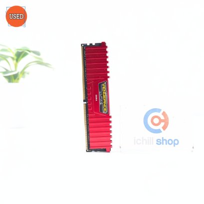 RAM (แรม) CORSAIR VENGEANCE LPX DDR4 4GB (4GBX1) 2133MHz (RED) P16604