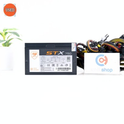 POWER SUPPLY (พาวเวอร์ซัพพลาย) COUGAR STX750 750W (80 PLUS WHITE) P13526