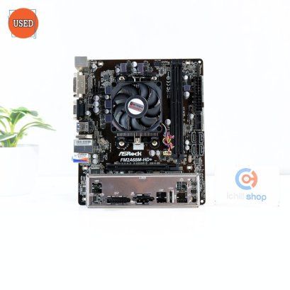 ชุดซีพียูพร้อมเมนบอร์ด CPU : AMD A8-7600 3.1 GHz + MB : ASROCK FM2A68M-HD+ P16132