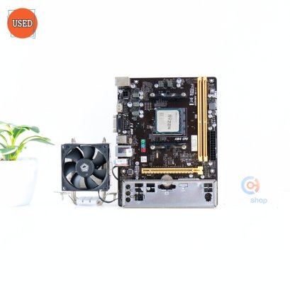 ชุดซีพียูพร้อมเมนบอร์ด CPU: AMD RYZEN 5 1400 + MB: BIOSTAR A320MH P17711