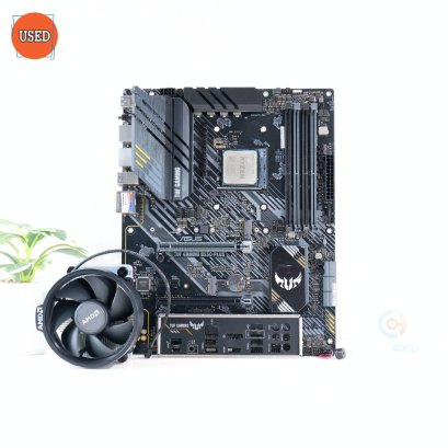 ชุดซีพียูพร้อมเมนบอร์ด CPU: AMD RYZEN 5 5600X + MB: ASUS TUF GAMING B550-PLUS P15353