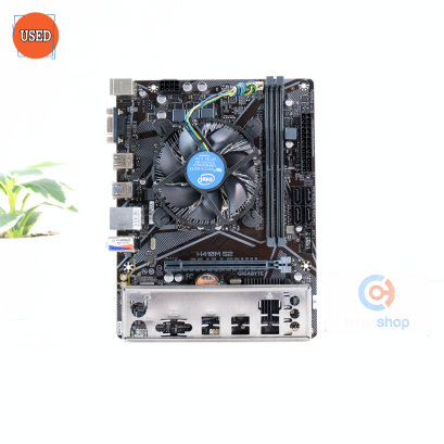 ชุดซีพียูพร้อมเมนบอร์ด CPU: INTEL CORE I3-10100F + MB: GIGABYTE H410M S2 P16574