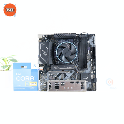 ชุดซีพียูพร้อมเมนบอร์ด CPU: INTEL CORE I5-13400F + MB: ASROCK B660M PRO RS P16500