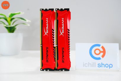 RAM (แรม) KINGSTON HYPER X SAVAGE DDR3 8GB (4X2) 1600MHZ P13549