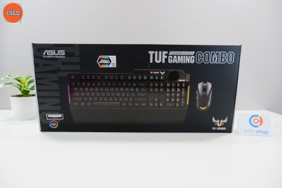 KEYBOARD & MOUSE (คีย์บอร์ดและเมาส์) ASUS TUF GAMING K1 (RGB LED) (EN/TH) + ASUS TUF GAMING M3 P13857