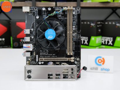 ชุดซีพียูพร้อมเมนบอร์ด CPU : INTEL XEON E3-1220V5 3.0 GHz + MB : GIGABYTE GA-X150M-PLUS WS NO BOX P11928