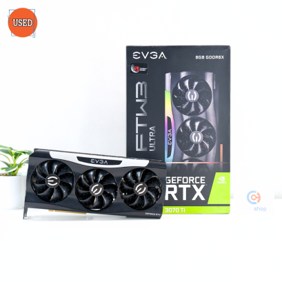 การ์ดจอ (VGA) EVGA RTX3070 TI 8GB 3F FTW3 ULTRA P16670