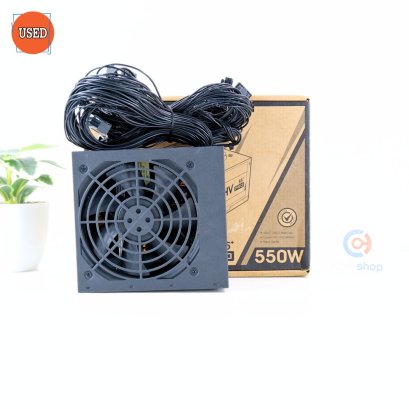 POWER SUPPLY (พาวเวอร์ซัพพลาย) FSP HV PRO 550W (80 PLUS BRONZE) P14442