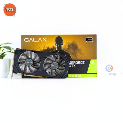 การ์ดจอ (VGA) GALAX GTX1660SUPER 6GB 2F 1-CLICK OC P13739