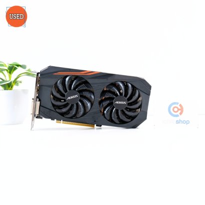 การ์ดจอ (VGA) GIGABYTE AORUS RX580 4GB 2F P14718