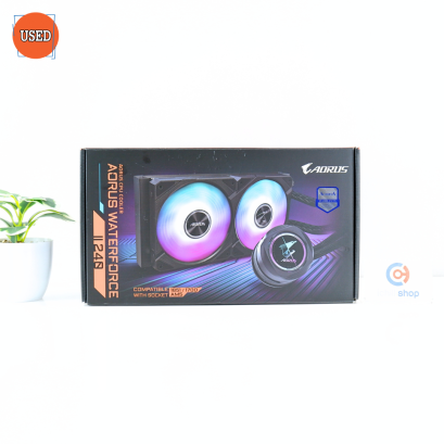 LIQUID COOLING (ชุดระบายความร้อนน้ำ) GIGABYTE AORUS WATERFORCE II 240 BLACK P16723