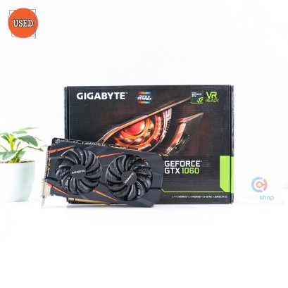 การ์ดจอ (VGA) GIGABYTE GTX1060 6GB 2F WINDFORCE OC P11362