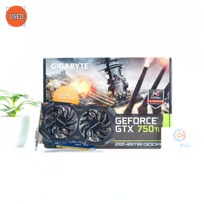 การ์ดจอ (VGA) GIGABYTE GTX750 TI 2GB 2F OC P09481