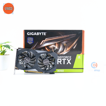 การ์ดจอ (VGA) GIGABYTE RTX3050 6GB 2F WINDFORCE OC P14793