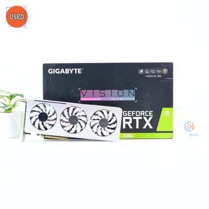 การ์ดจอ (VGA) GIGABYTE RTX3060 12GB 3F VISION OC P17482