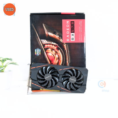 การ์ดจอ (VGA) GIGABYTE RX570 4GB 2F GAMING P15444