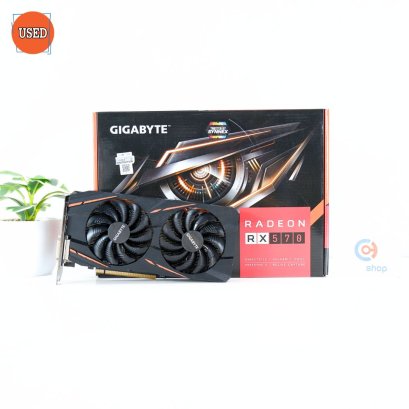 การ์ดจอ (VGA) GIGABYTE RX570 8GB 2F GAMING P14387